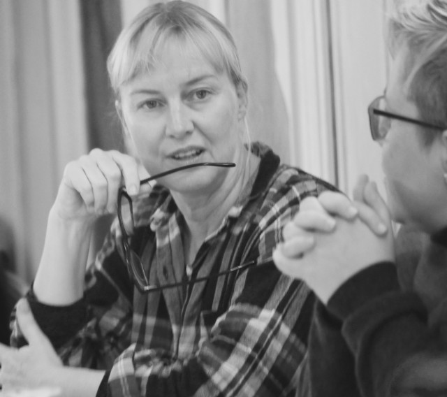 When Laurel met Sally at last month’s HIV JUSTICE WORLDWIDE strategy meeting in Brighton. Photo credit: Nicholas Feustel